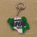 Custom Shape Rubber Soft PVC Keyring for Promotion Event